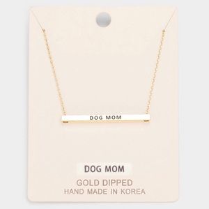 Jewelry - Dog Mom Necklace (Gold) Jewelry - Dog Mom Necklace (Gold)